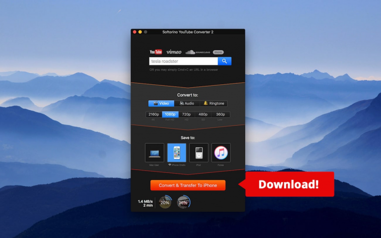 download the new version for ipod 4K Downloader 5.6.9
