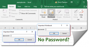 How To Remove Passwords From Excel