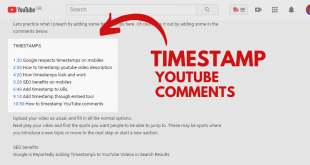 How to Timestamp YouTube Comments